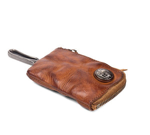 YAAGLE Vegetable Tanned Cowhide Key Bag YG0012 - YAAGLE.com