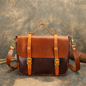 Vintage messenger bag customization