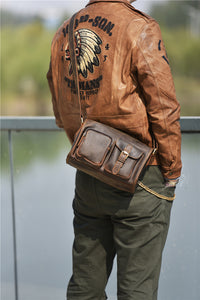 High Quality Leather Men's Satchels