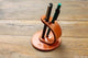 YAAGLE Custom Desk pen holder handmade leather Pencil case holder for desk YG88609