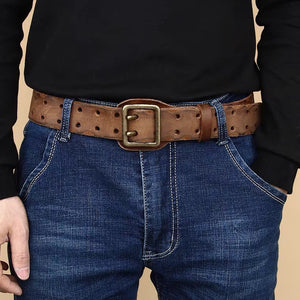 men's leather belt