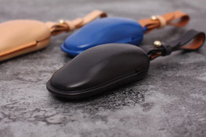 YAAGLE Genuine Leather Car Key Holder Model X/S YG7654 - YAAGLE.com