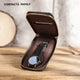 YAAGLE  Custom personalized Luxury Utility genuine leather watch case organizer YG1121