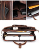 Men's Leather  Briefcase Portfolio Messenger Bag Highend Vintage