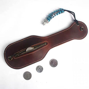 YAAGLE Vintage Leather coin Purse men outdoor Utility Self-Defense EDC Tool Wallet YG5203