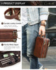 Genuine Leather Toiletry Bag