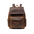 YAAGLE Vintage Unisex Crazy Horse Leather Travel Backpack YGB524