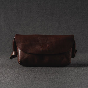 YAAGLE Women Handmade Tanned Leather Cross Body Bag Clutch YGWF18 - YAAGLE.com