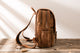 YAAGLE Men's Multi-pockets Crazy Horse Leather 17 inch Travel Backpack YG2010 - YAAGLE.com