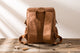 YAAGLE Men's Multi-pockets Crazy Horse Leather 17 inch Travel Backpack YG2010 - YAAGLE.com