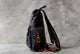 Unisex Fashion Multi-pockets Tanned Leather Travel Backpack YGJWM982 - YAAGLE.com