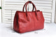 YAAGLE Women Large Capacity Multi-interlayers Tanned Leather Top-handle Bag YG8608 - YAAGLE.com