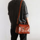 YAAGLE Women Vintage Tanned Leather Flap Shoulder Bag Tote YGPD2099 - YAAGLE.com