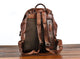YAAGLE Men's Vegetable Tanned Leather Drawstring Flap Backpack YG9003 - YAAGLE.com