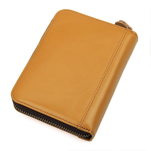 YAAGLE Unisex Real Leather Short Card Slots Notecase YG8439 - YAAGLE.com